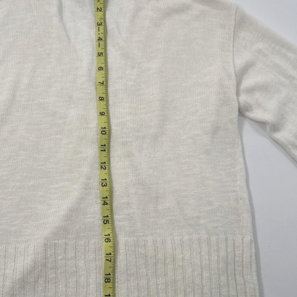 Banana Republic Cardigan Sweater Womens XS Ivory 3 Button V-Neck Preppy $90 NEW - Picture 11 of 11